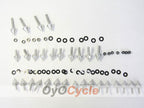 Tornillos de carenado para Suzuki GSX R600 01-03 - Plata #OYO87903364