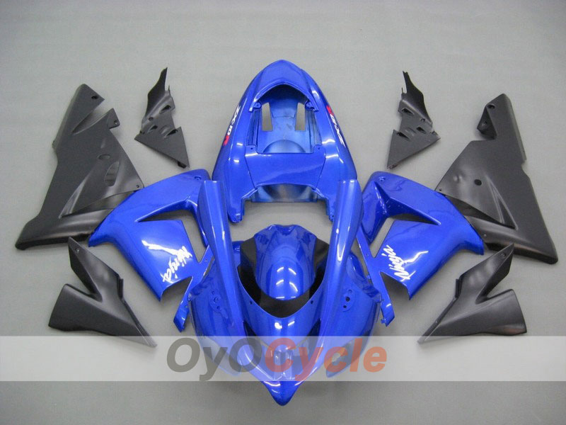 Carenado de inyección para NINJA ZX-10R 04-05 - Azul, Negro - Estilo de fábrica #OYO87901529