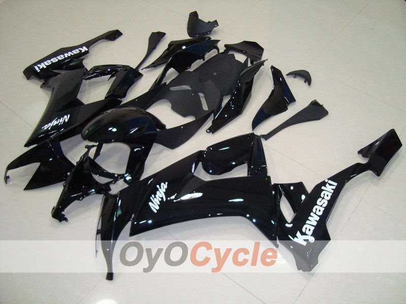 Kit de carenado por inyección para NINJA ZX-10R 08-10 - Negro - Estilo de fábrica #OYO87901645