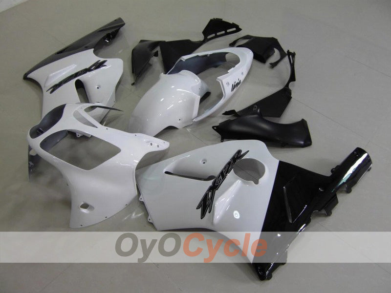 Kit de carenado por inyección para NINJA ZX-12R 00-01 - Blanco, Negro - Estilo de fábrica #OYO87903077