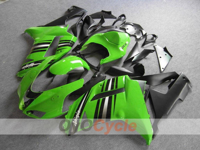Carenado de inyección para NINJA ZX-6R 07-08 - Verde, Negro - Estilo de fábrica #OYO87901930 Imagen principal del producto