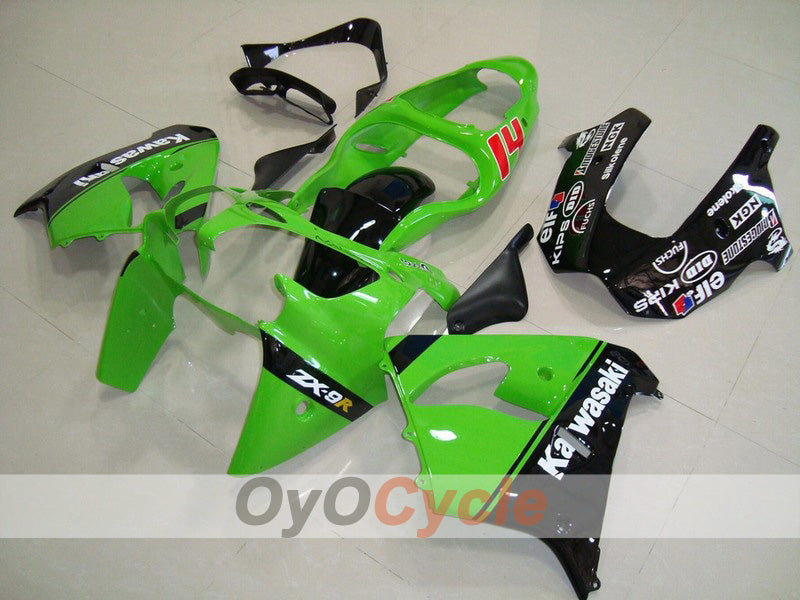 Juego de carenado para NINJA ZX-9R 00-01 - Verde, Negro - Nakano #OYO87903038 Imagen principal del producto